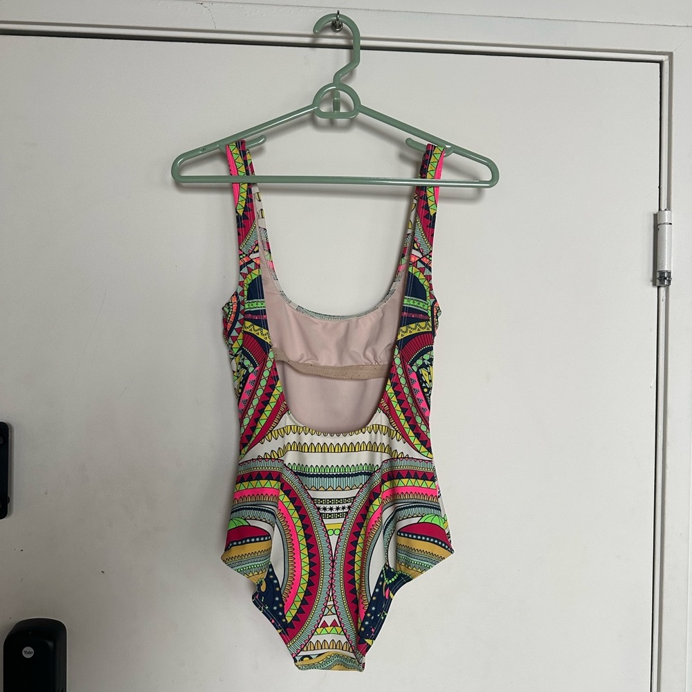 Beautiful bright colored Mara Hoffman swimsuit. - Picture 3 of 4